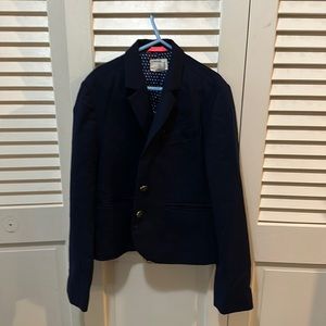 Crewcuts girls navy lined blazer size 12